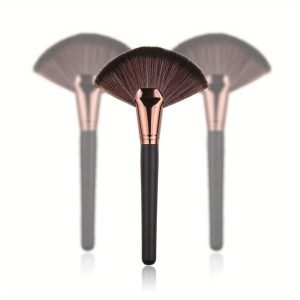 1715873099816-f224e91060f6405ab411bcf77e4f7f1c-goods Fan-shaped Powder Finishing Brush - Black and Golden Handle