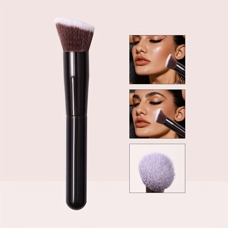 212e3879-82ae-48ad-a1c1-22715984687f-1 Black Angled Contour Brush - Soft Bristles for Blush, Powder, and Multifunctional Makeup