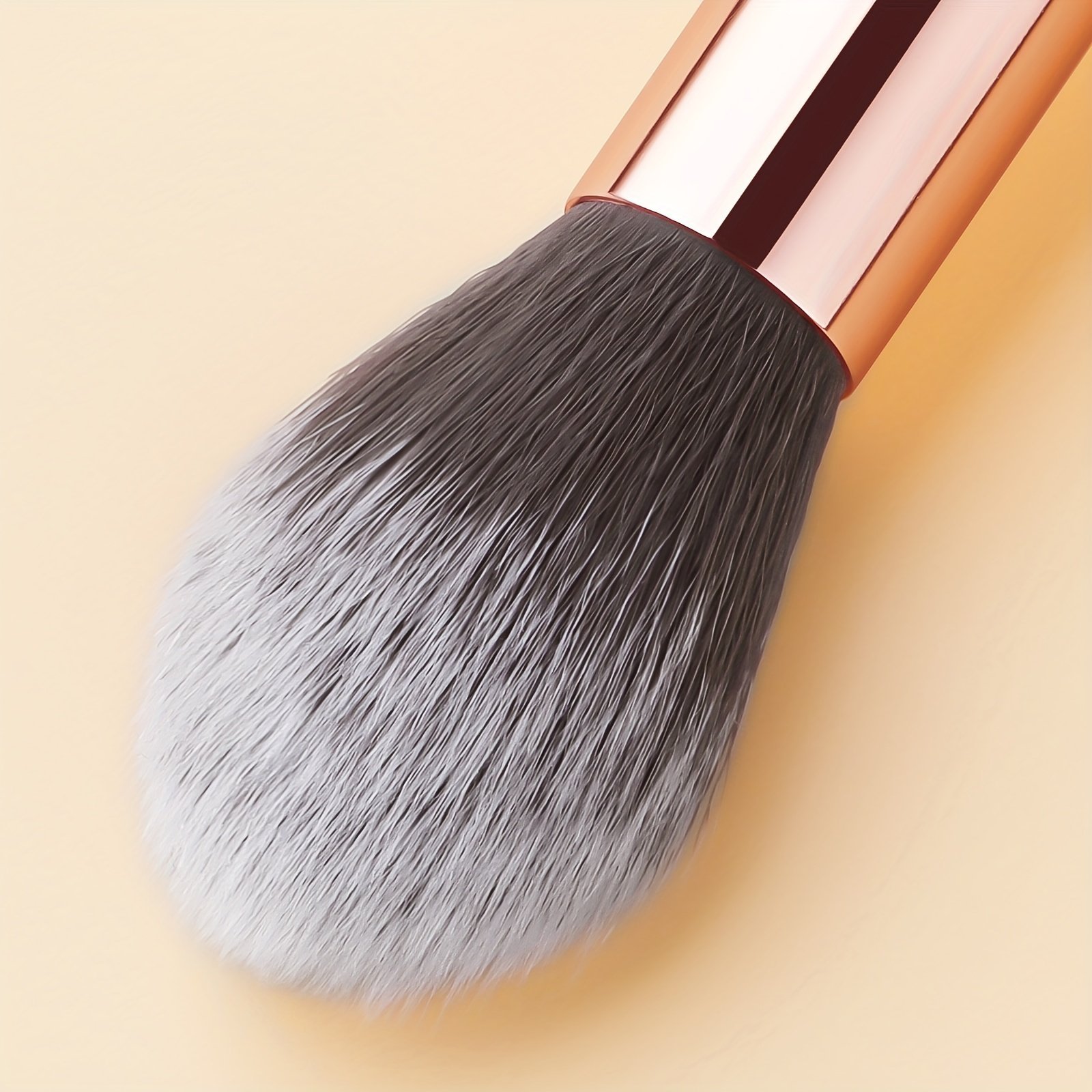 Close-up of soft angled bristles on Flame Highlighter Brush