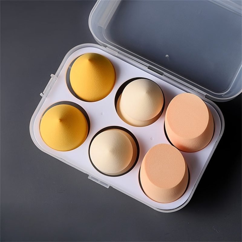 4e5e7967-eb7e-456d-a9c4-12015ff45dab 4PCS Premium Makeup Sponge Set - Bouncy Beauty Blender, Soft for Wet & Dry Use