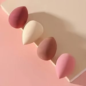 8c1a55c1-1019-4532-aa59-ee696570c009-1 4pcs Makeup Sponge Blender - Non-Latex, Skin-Friendly, Dual Use for Wet and Dry Foundation Blending