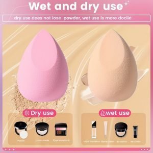 bc0c6273a558ac2ae945b02aa1b14f12-1 Premium Pink Makeup Sponges - 8pcs for Flawless Blending
