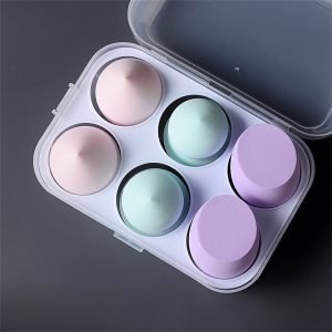 bfbeb850-98f4-465d-b6a2-4e8106425790 4PCS Premium Makeup Sponge Set - Bouncy Beauty Blender, Soft for Wet & Dry Use