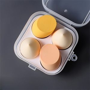 e0eacba5-0b7b-4dbe-8301-792796d6d124 4PCS Premium Makeup Sponge Set - Bouncy Beauty Blender, Soft for Wet & Dry Use