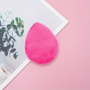 e2cd5680f8b18003f8a8f91ea3bb24c9-1 1pc Water Drop Shaped Powder Puff - Latex-Free, Double-Sided, for Flawless Face Makeup